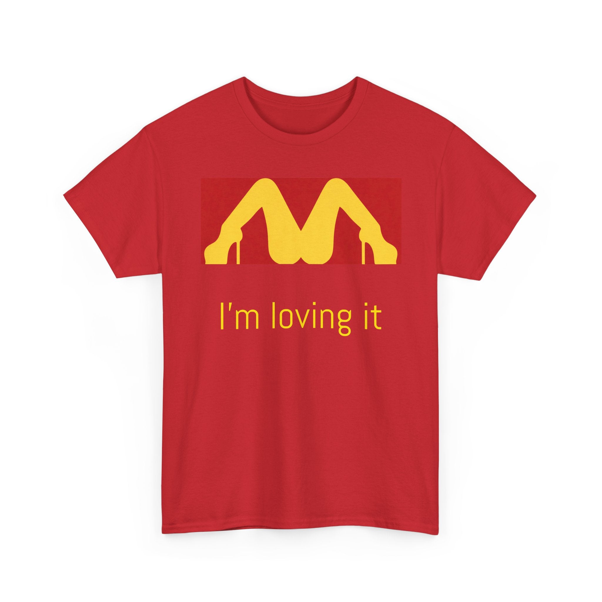 'I'm Loving It' Playful Heels Logo Shirt